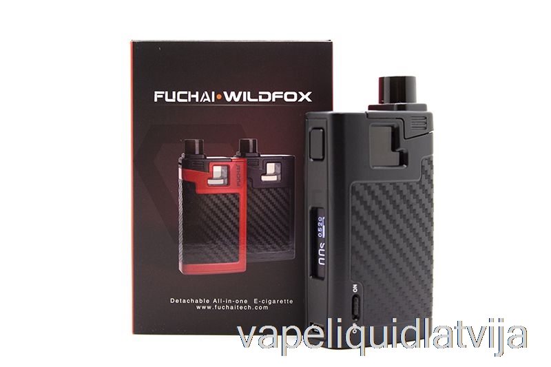 Sigelei Fuchai Wildfox 40w All-in-one Komplekts Melns Vape šķidrums